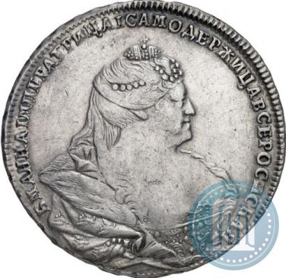 Picture 1 rouble 1740 year  "Moscow type"