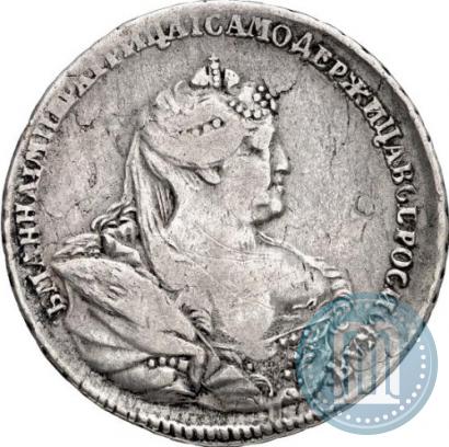 Фото Полтина 1737 года  "Московский тип"