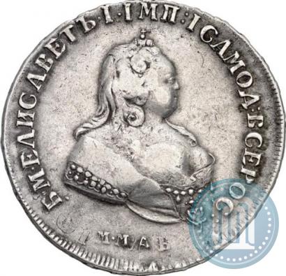 Picture 1 rouble 1742 year ММД 