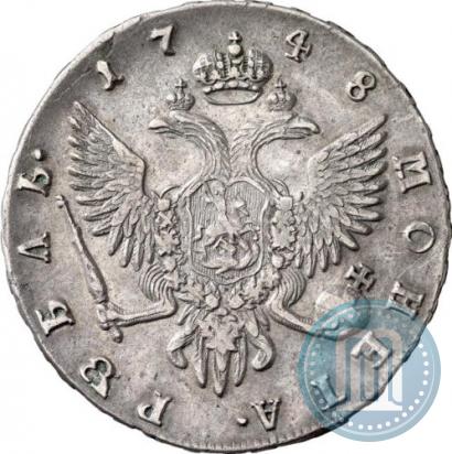 Picture 1 rouble 1748 year СПБ 