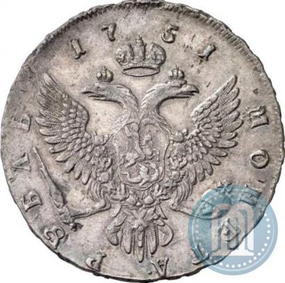Picture 1 rouble 1751 year ММД 