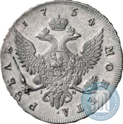 Picture 1 rouble 1754 year СПБ-IМ "Portrait by Benjamin Scott"