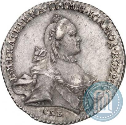 Picture 1 rouble 1762 year СПБ-НК 