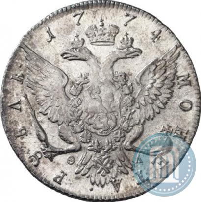 Picture 1 rouble 1774 year СПБ-ФЛ 