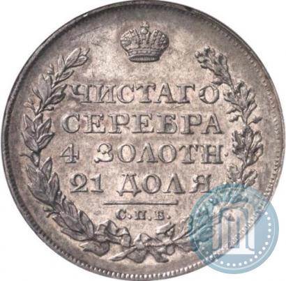 Фото 1 рубль 1824 года СПБ-ПД 