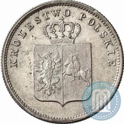 Picture 2 złote 1831 year KG "Polish uprising"