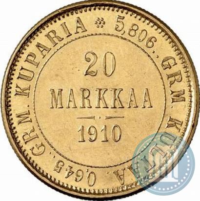 Picture 20 markkaa 1910 year L 