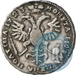 Picture Poltina 1723 year  "Portrait with ermine mantle"