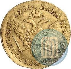 Picture 1 ducat 1751 year  "Eagle on the reverse"