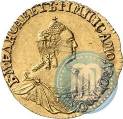 Picture 1 rouble 1758 year  