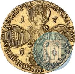 Picture 10 roubles 1764 year СПБ 