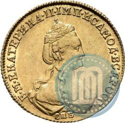 Picture 5 roubles 1781 year СПБ 