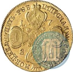 Picture 5 roubles 1781 year СПБ 