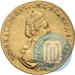 Фото 5 рублей 1782 года СПБ 