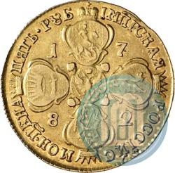 Фото 5 рублей 1782 года СПБ 