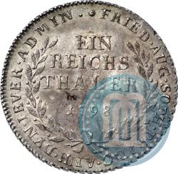 Фото Ein reichsthaler 1798 года  "Княжество Йевер"