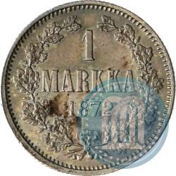 Picture 1 markka 1872 year S 