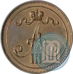 Фото 10 пенни 1891 года  