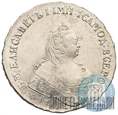Picture 1 rouble 1757 year ММД-МБ 