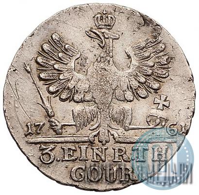 Picture 1/3 Thaler 1761 year  