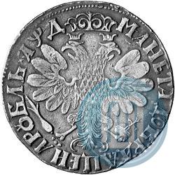 Picture 1 rouble 1704 year  