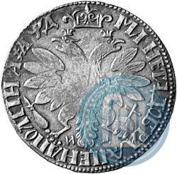 Фото Полтина 1704 года МД "Портрет работы Ф. Алексеева"