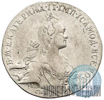 Picture 1 rouble 1766 year СПБ-АШ 