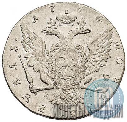 Picture 1 rouble 1766 year СПБ-АШ 