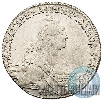 Picture 1 rouble 1775 year СПБ-ФЛ 