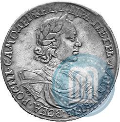 Фото 1 рубль 1718 года OK-L 