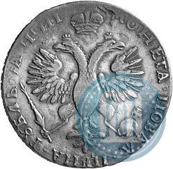 Фото 1 рубль 1718 года OK-L 