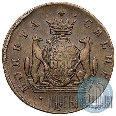 Фото 2 копейки 1776 года КМ 
