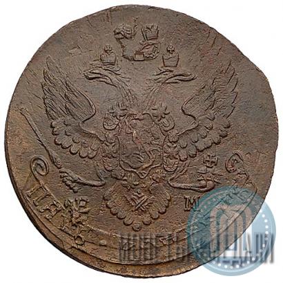 Picture 5 kopecks 1791 year ЕМ 