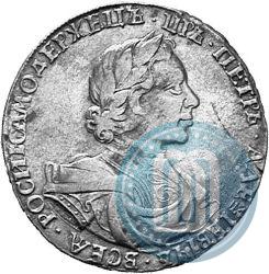 Фото 1 рубль 1719 года OK-L "Портрет в латах"