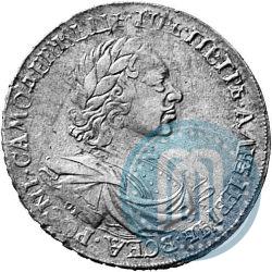 Фото 1 рубль 1719 года OK-IL-L "Портрет в латах"