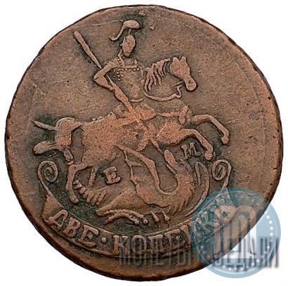 Picture 2 kopecks 1796 year ЕМ 