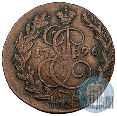 Picture 2 kopecks 1796 year ЕМ 