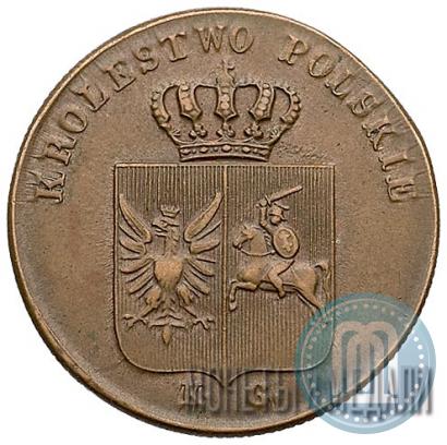 Picture 3 grosze 1831 year KG "Polish uprising"