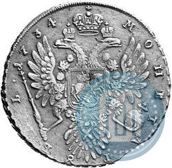 Picture 1 rouble 1734 year  "Type of 1734"