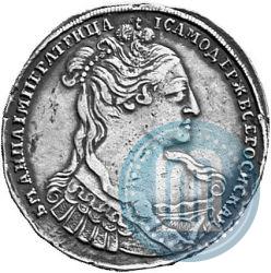 Picture Poltina 1734 year  "Type of 1734"