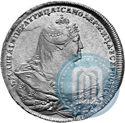 Фото 1 рубль 1737 года  "Московский тип"