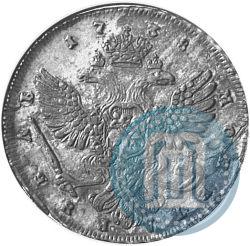Picture 1 rouble 1738 year СПБ "Petersburg type"