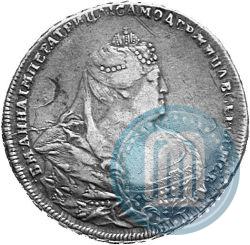 Picture 1 rouble 1738 year  "Moscow type"