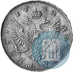 Picture 1 rouble 1742 year ММД 