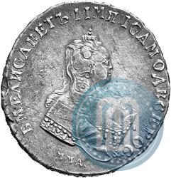 Picture 1 rouble 1743 year ММД 