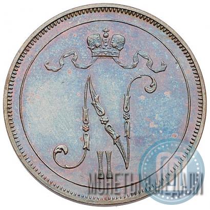 Picture 10 pennia 1899 year  