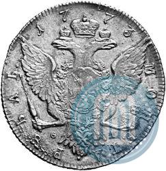Picture 1 rouble 1773 year СПБ-ФЛ 