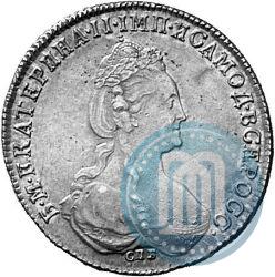 Фото 1 рубль 1782 года СПБ-ИЗ 