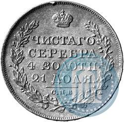 Picture 1 rouble 1824 year СПБ-ПД 