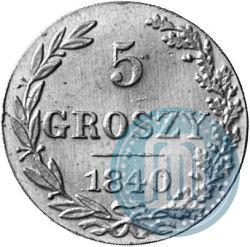 Picture 5 groszy 1840 year MW 
